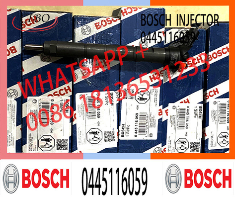 Injecteur diesel 580540211 de l'injecteur 0445116019 piézo-électriques communs véritables et nouveaux de rail 504341488 0445116059 pour IVECO