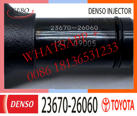 Bec diesel d'injecteur de rail de carburant commun de moteur 23670-0R090 23670-26060 pour le corola de tojota du verso 2,2 de Toyota Denso Corolla