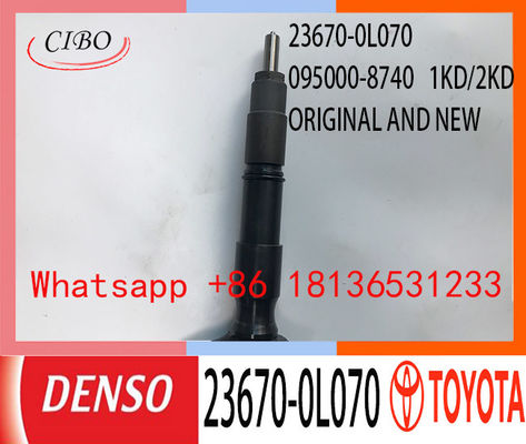 Injecteur de carburant d'automobile d'OIN 23670-0L070 095000-8740 pour TOYOTA Hilux