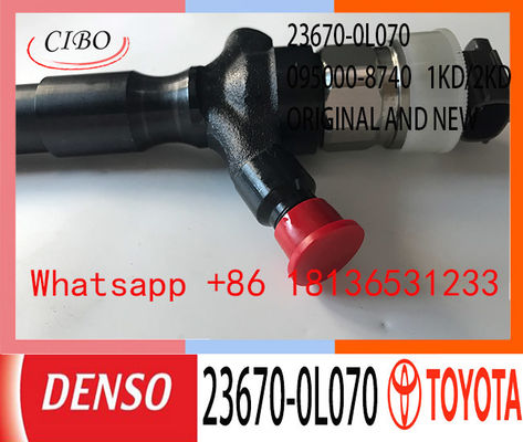 Injecteur de carburant d'automobile d'OIN 23670-0L070 095000-8740 pour TOYOTA Hilux