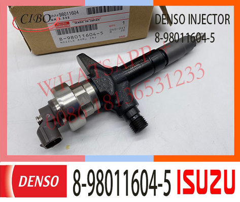 Véritable injecteur de carburant à rampe commune 8-98011604-5 095000-6980 pour DENSO ISUZU 4JJ1